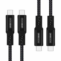 2x MOJOGEAR USB-C naar USB-C kabel 1.5 of 3 meter Extra Sterk [DUOPACK]