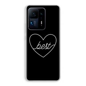 Best heart black: Xiaomi Mi Mix 4 Transparant Hoesje