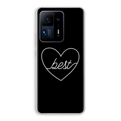 Best heart black: Xiaomi Mi Mix 4 Transparant Hoesje