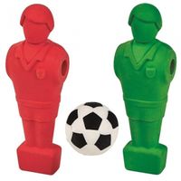 Moses set gummen Kick It 8 cm junior rood/groen 3 delig - thumbnail
