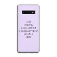 GSM: Samsung Galaxy S10 4G Transparant Hoesje