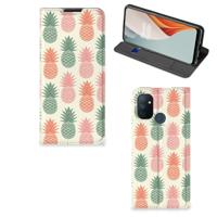 OnePlus Nord N100 | Flip Style Cover | Ananas