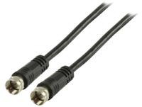 Valueline VLSP41000B15 coax-kabel 1,5 m Zwart