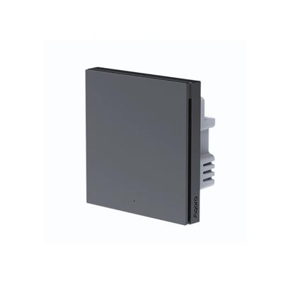 Aqara Smart Wall Switch H1 - geen neutrale draad - enkele schakelaar - grijs