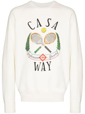 Casablanca sweat à imprimé Tennis Club