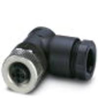 Phoenix Contact 1408989 Sensor/actuator connector, niet geassembleerd M12 Aantal polen (sensoren): 4 Bus, haaks 1 stuk(s) - thumbnail