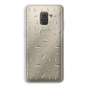 Hipster stripes: Samsung Galaxy A8 (2018) Transparant Hoesje