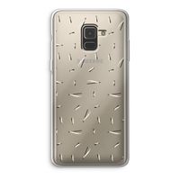 Hipster stripes: Samsung Galaxy A8 (2018) Transparant Hoesje