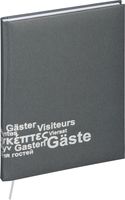 Pagna gastenboek, donkergrijs Pagna gastenboek, donkergrijs