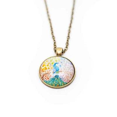 Talisman Pauw Mandala Ketting