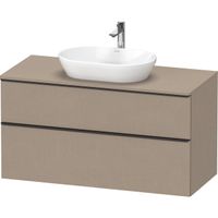 Duravit D-Neo wastafelonderkast 120x66.4x55cm 2 lades Linnen Mat de496907575 - thumbnail