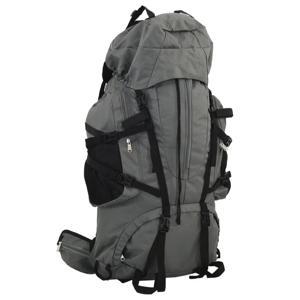 VidaXL Wandelrugzak 100 l oxford stof grijs