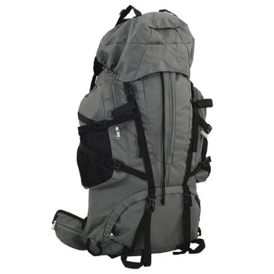 VidaXL Wandelrugzak 100 l oxford stof grijs