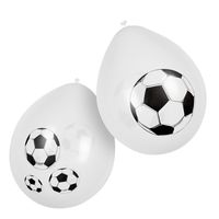 Voetbal Ballonnen 25cm (6st)