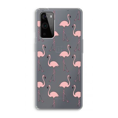 Anything Flamingoes: OnePlus 9 Pro Transparant Hoesje