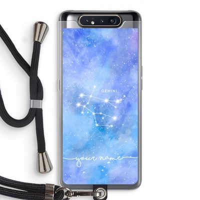 Sterrenbeeld - Licht: Samsung Galaxy A80 Transparant Hoesje met koord