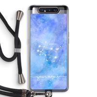 Sterrenbeeld - Licht: Samsung Galaxy A80 Transparant Hoesje met koord
