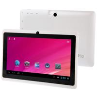 Tablet PC 7.0 inch 512 MB + 8 GB Android 4.0 Allwinner A33 Quad Core 1.5GHz(White)