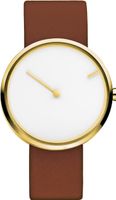 Jacob Jensen Curve horloge (Kleur wijzerplaat: wit/goud) - thumbnail