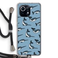 Narwhal: Xiaomi Mi 11 Transparant Hoesje met koord
