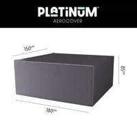 Platinum Aerocover tuinsetbeschermhoes 180x150xH85cm