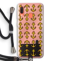 Musketon Anchor: Samsung Galaxy A20e Transparant Hoesje met koord