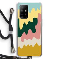 Baar B: Oppo A94 5G Transparant Hoesje met koord Baar B: Oppo A94 5G Transparant Hoesje met koord