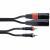 Cordial EU3MC Elements verloopkabel 2x XLR male - 2x RCA male 3m