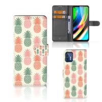 Motorola Moto G9 Plus | Book Cover | Ananas