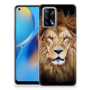 OPPO A74 4G TPU Hoesje Leeuw