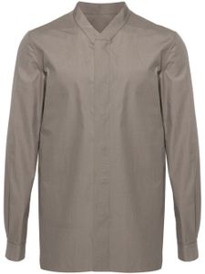 Rick Owens Faun snap-up shirt - Gris