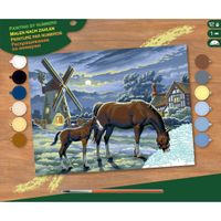 Schilderen Op Nummer Paarden Schilderen Op Nummer Paarden