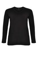 Yoek Long sleeve shirt | Zwart | Maat 54/56