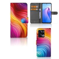 Book Case voor OPPO Reno8 Pro Regenboog Book Case voor OPPO Reno8 Pro Regenboog