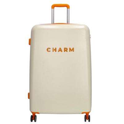 Charm London Travel Trolley L Beige Multi