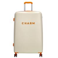 Charm London Travel Trolley L Beige Multi