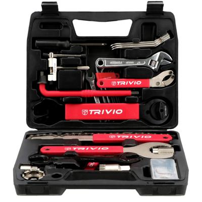 Trivio - fietsgereedschap starter gereedschapskoffer toolbox 18 delig