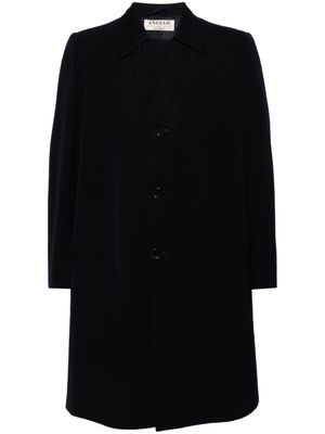 A.N.G.E.L.O. Vintage Cult manteau mi-long à revers crantés (années 1970) - Bleu