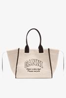 Ganni shopper B2110033 egret