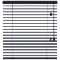 Leen Bakker - Fenstr En Jaloezie New York 65mm - Antraciet (20709) - Hout - Grijs - 120x10x10 Cm