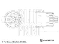 Deksel, oliefilterbehuizing Blue Print Solution ADBP990022