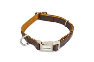 Beeztees 745002 Bruin Kunstleer, Nylon Hond Standaard halsband