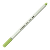 STABILO Pen 68 brush, premium brush viltstift, pistache, per stuk