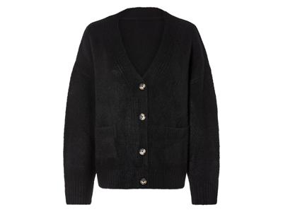 esmara Dames oversized vest (M (40/42), Zwart)
