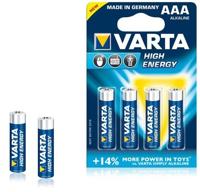 Varta High energy aaa blister 4 stuks