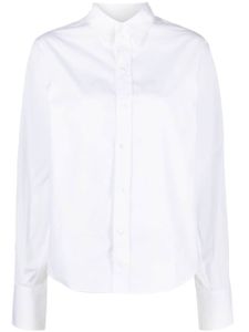 SA SU PHI chemise en coton à manches longues - Blanc