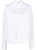 SA SU PHI chemise en coton à manches longues - Blanc