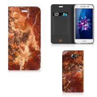 Huawei Y5 2 | Y6 Compact | Standcase | Marmer Bruin