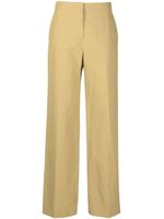 Jil Sander pantalon de costume à taille haute - Jaune