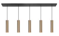 Highlight Eetkamer hanglampPerugia mat goud - 5x GU10 - H5675.38